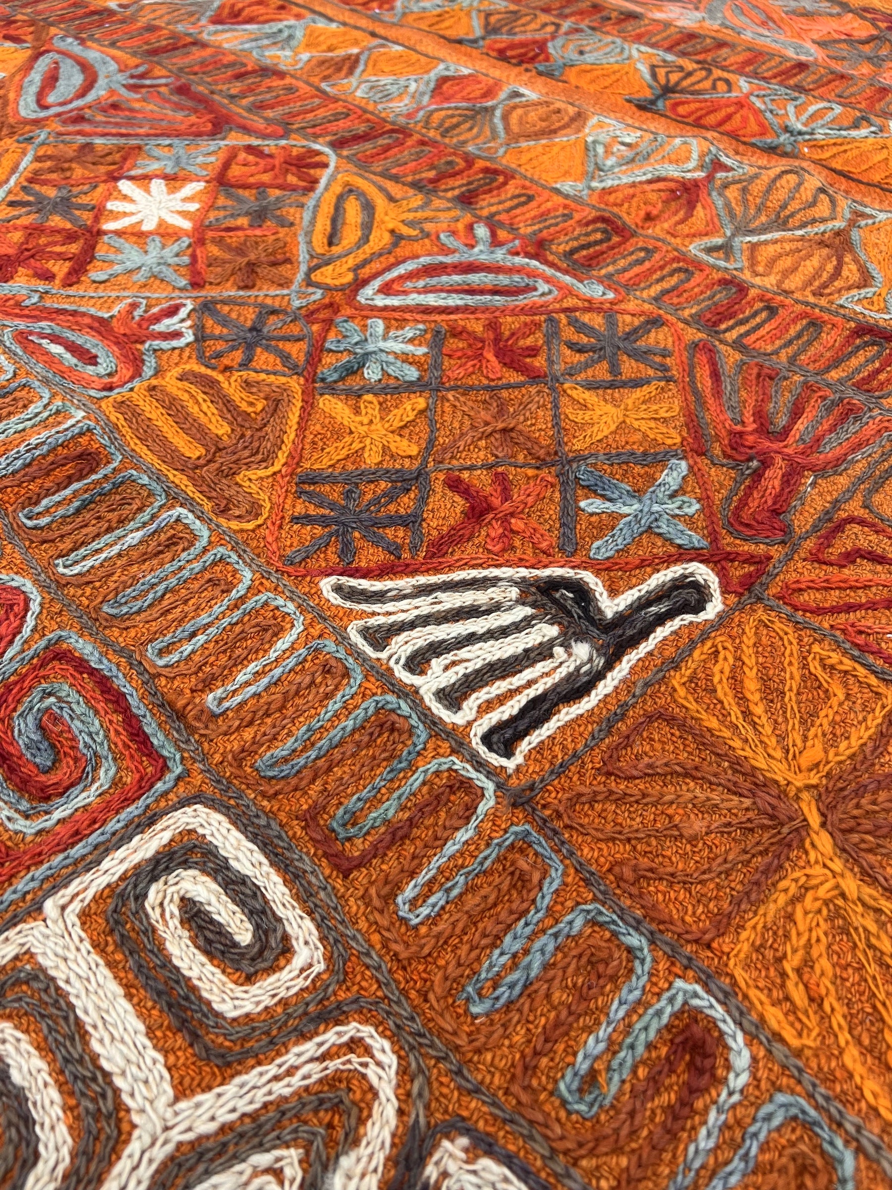 Udelle - Multi Color Turkish Kilim Rug - kudenrugs
