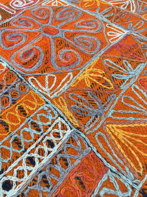 Uriana - Multi Color Turkish Kilim Rug - kudenrugs