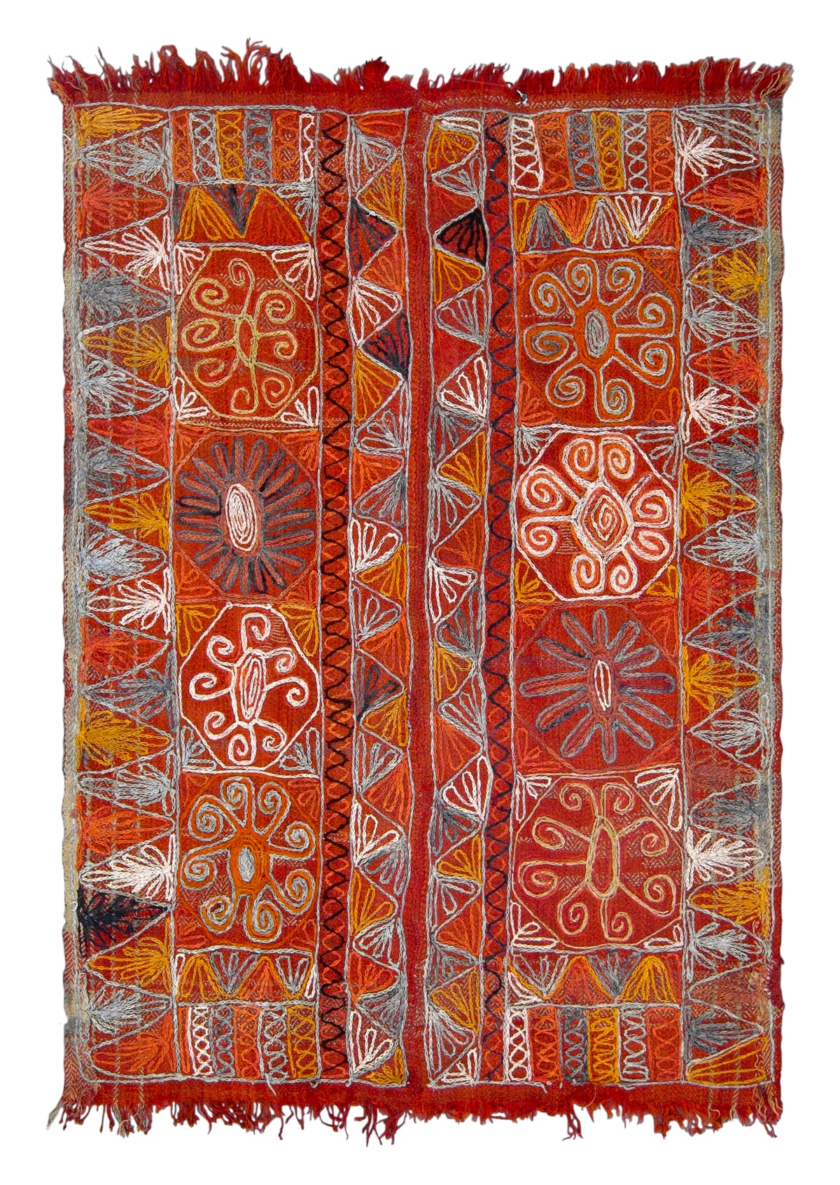 Alsinia - Multi Color Turkish Kilim Rug - kudenrugs