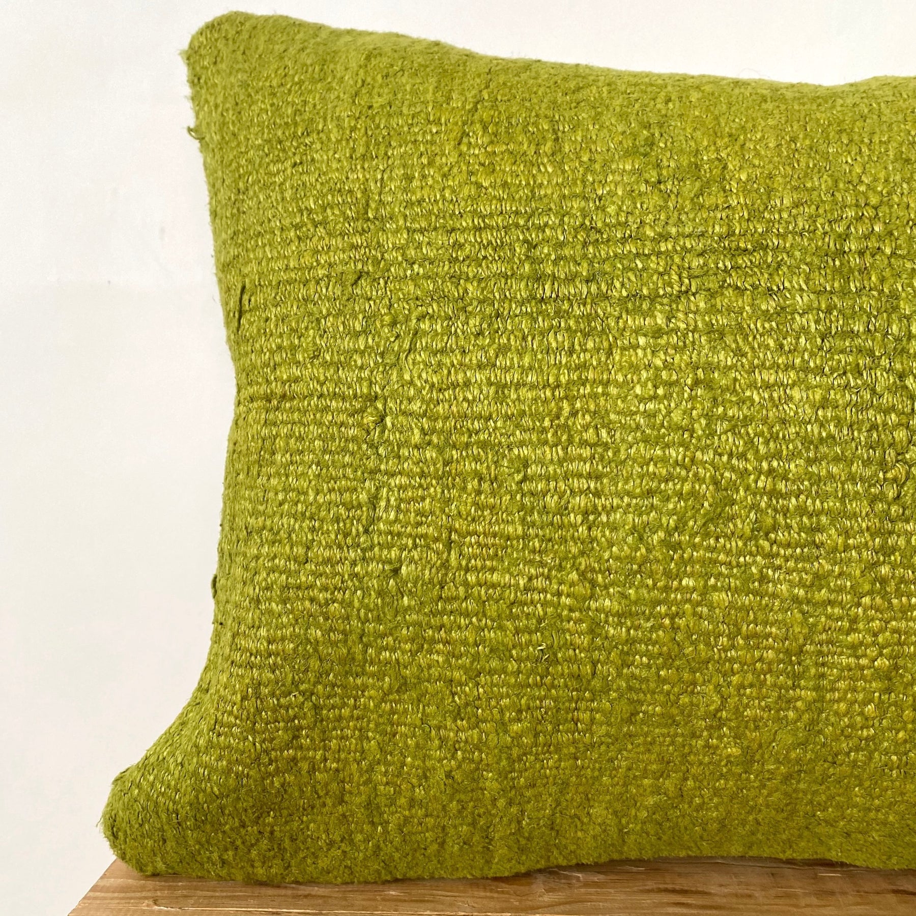 Gemmina - Olive Green Hemp Pillow Cover - kudenrugs