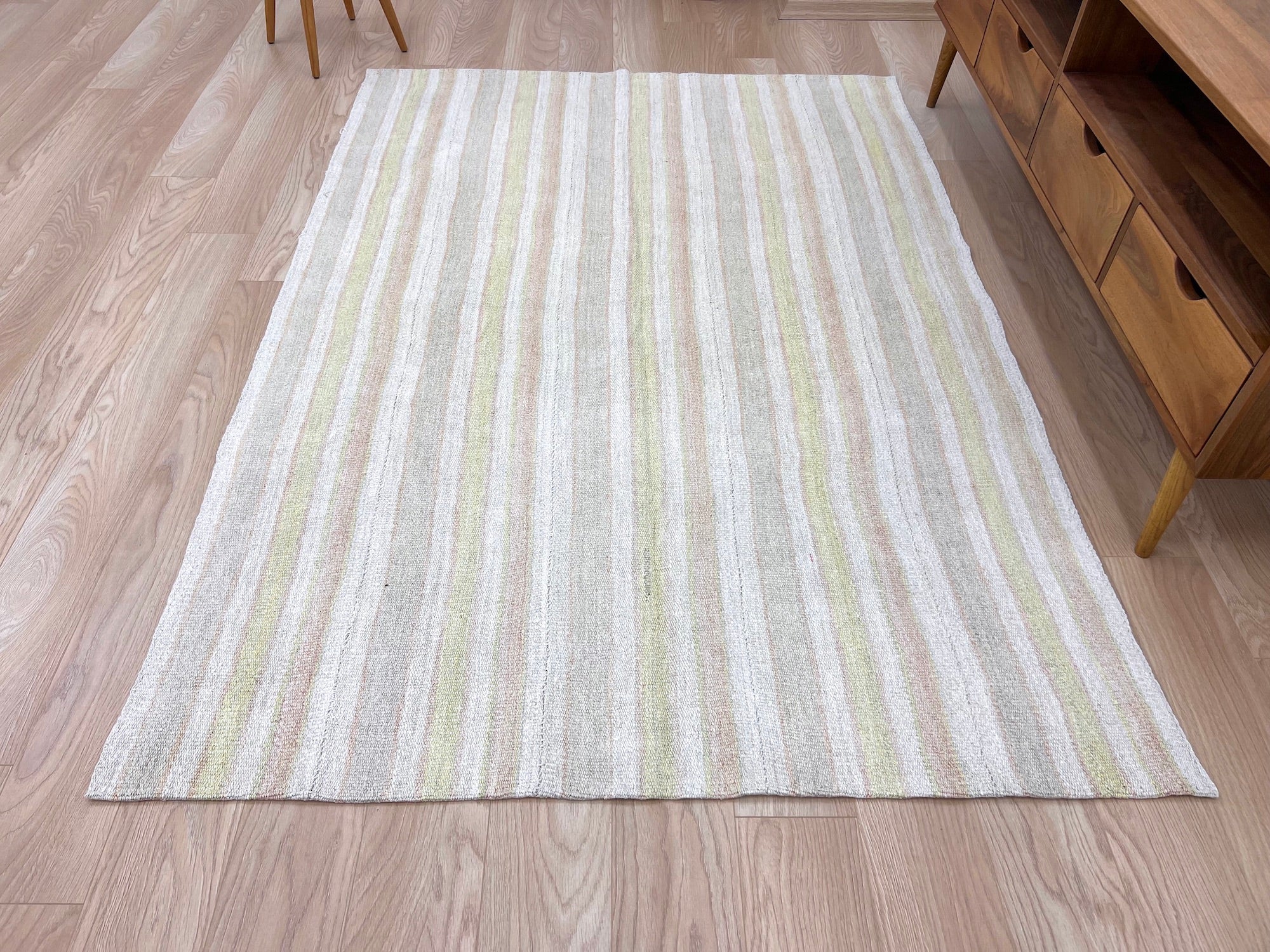 Yauvani - White Hemp Rug - kudenrugs