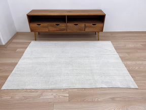 Zagir - White Hemp Rug - kudenrugs