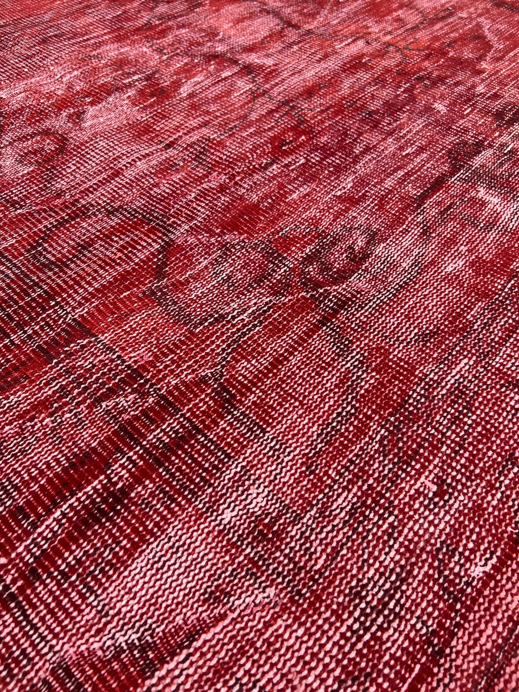 Ammilina - Vintage Red Overdyed Rug