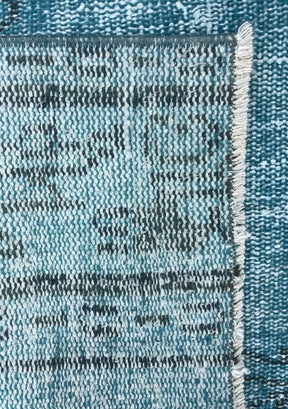 Ailani - Vintage Blue Overdyed Rug - kudenrugs