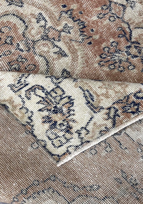 Aitana- Vintage Orange Antique Washed Rug - kudenrugs