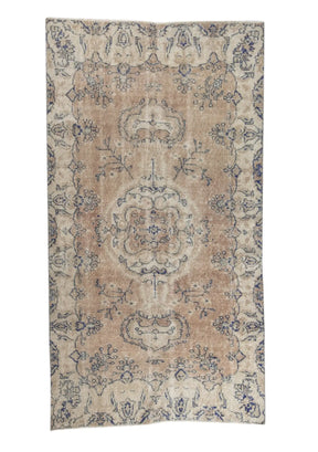 Aitana- Vintage Orange Antique Washed Rug - kudenrugs