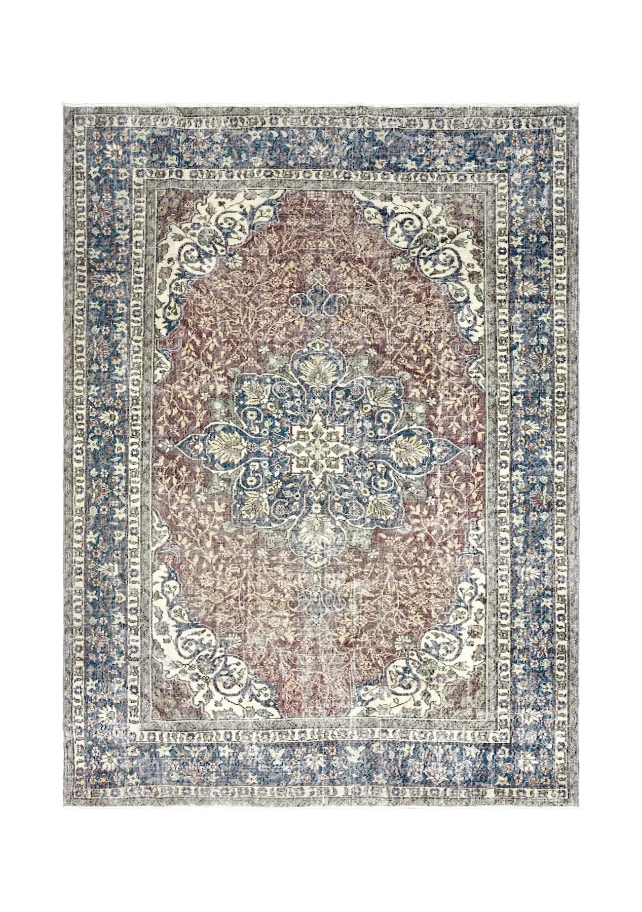 Ariya - Vintage Red Antique Washed Rug - kudenrugs