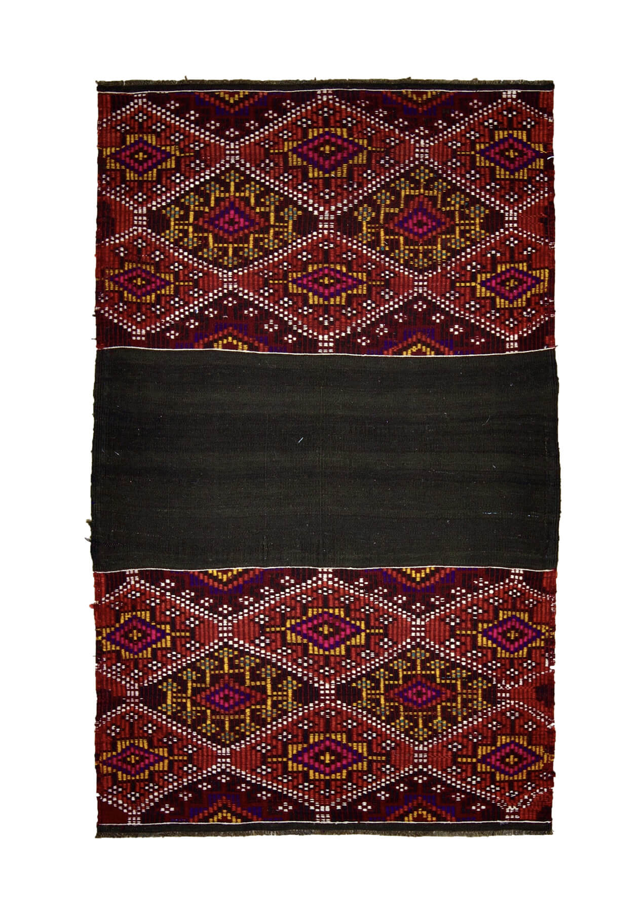 Ashanti - Red Turkish Kilim Rug - kudenrugs