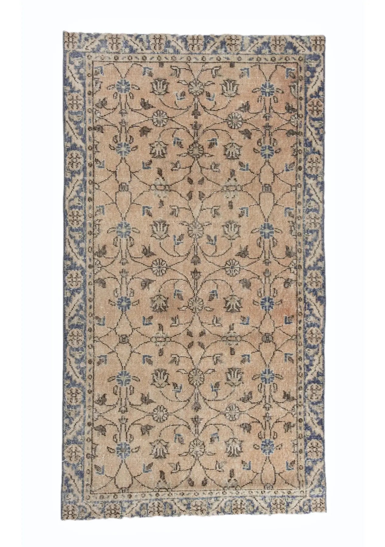 Avianna - Vintage Orange Antique Washed Rug - kudenrugs