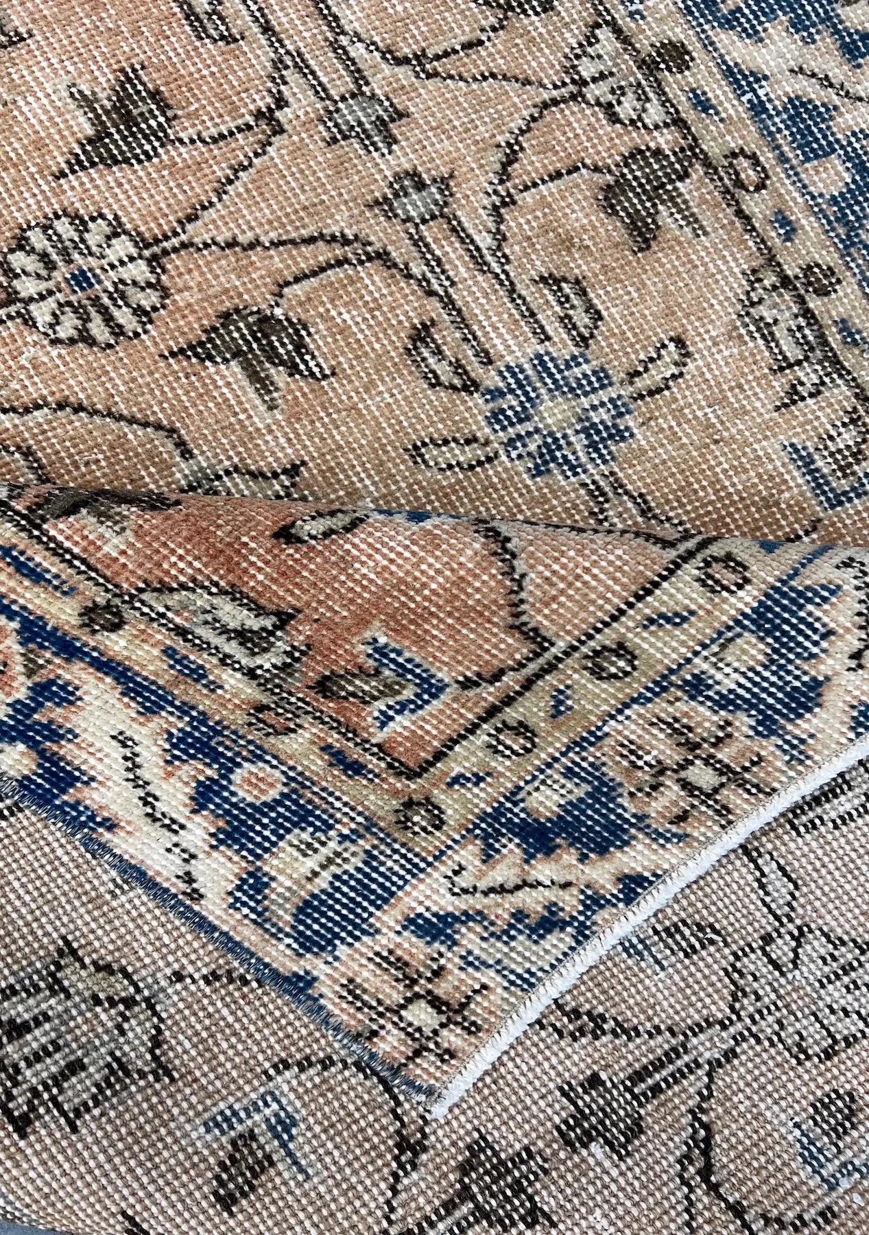 Avianna - Vintage Orange Antique Washed Rug - kudenrugs