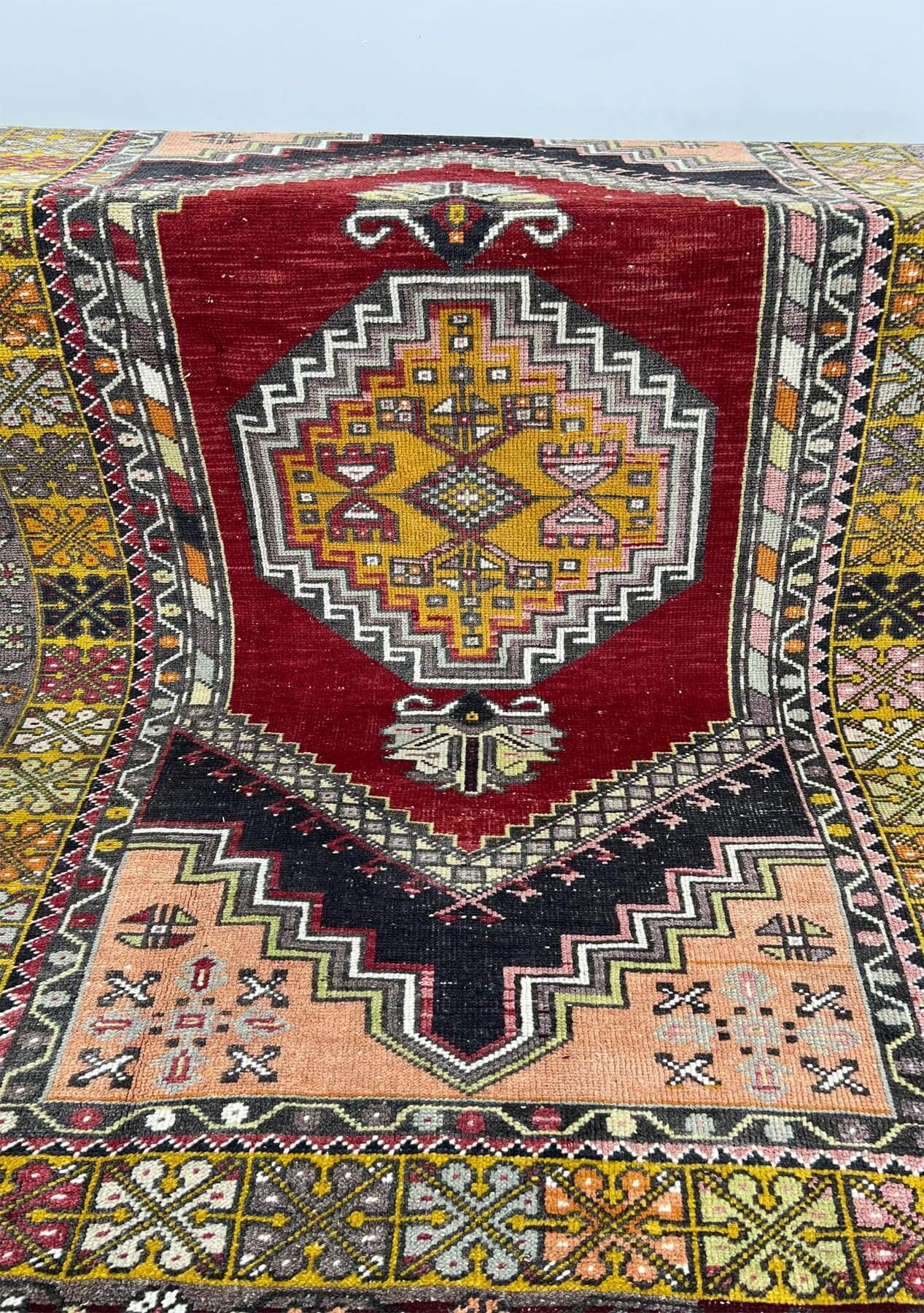 Bianca - Vintage Anatolian Rug Runner - kudenrugs
