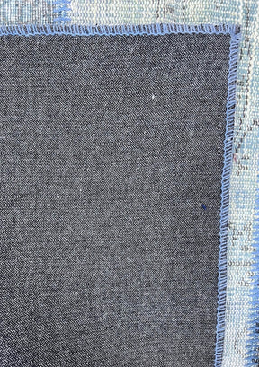 Brynn - Vintage Blue Patchwork Rug - kudenrugs