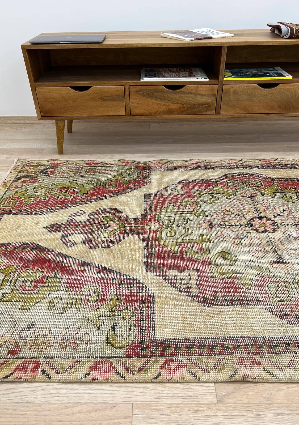 Carmel - Vintage Anatolian Rug - kudenrugs