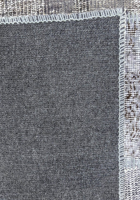 Dahlia - Vintage Gray Patchwork Rug - kudenrugs