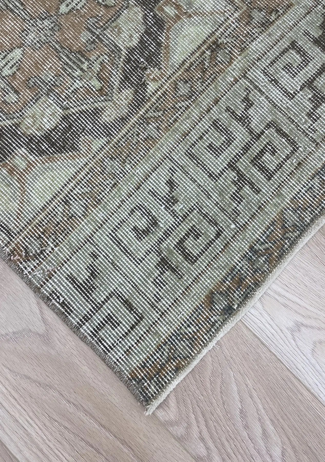 Elliott - Vintage Beige Antique Washed Rug - kudenrugs