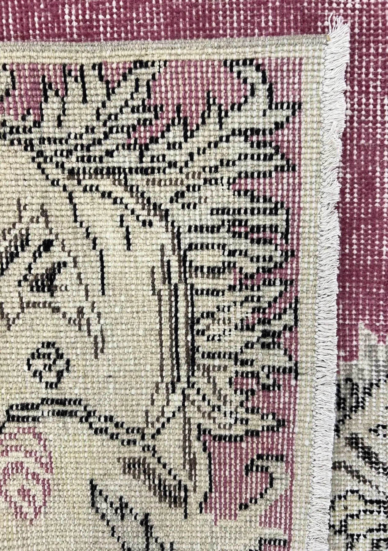 Elodie - Vintage Pink Antique Washed Rug - kudenrugs