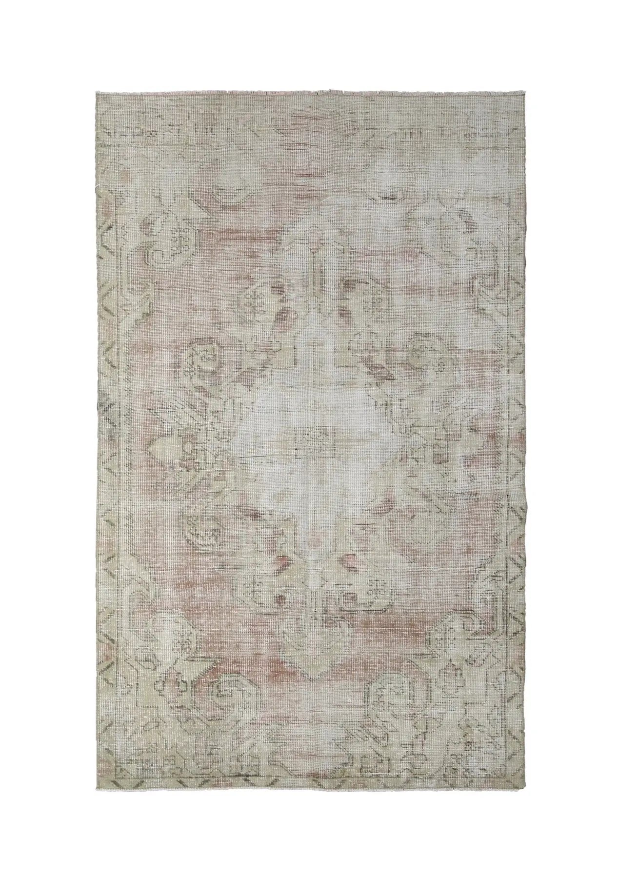 Emory - Vintage Pink Antique Washed Rug - kudenrugs