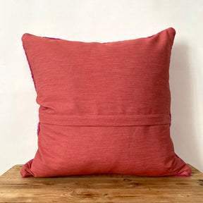 Gwynne - Pink Hemp Pillow Cover - kudenrugs