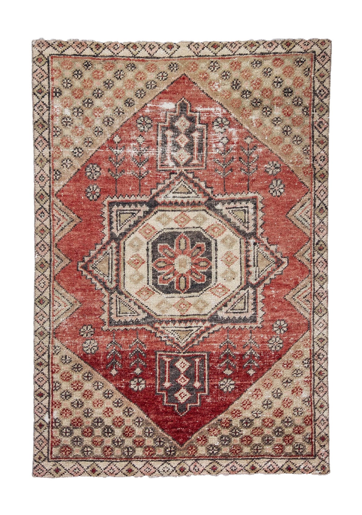 Iris - Vintage Anatolian Rug - kudenrugs