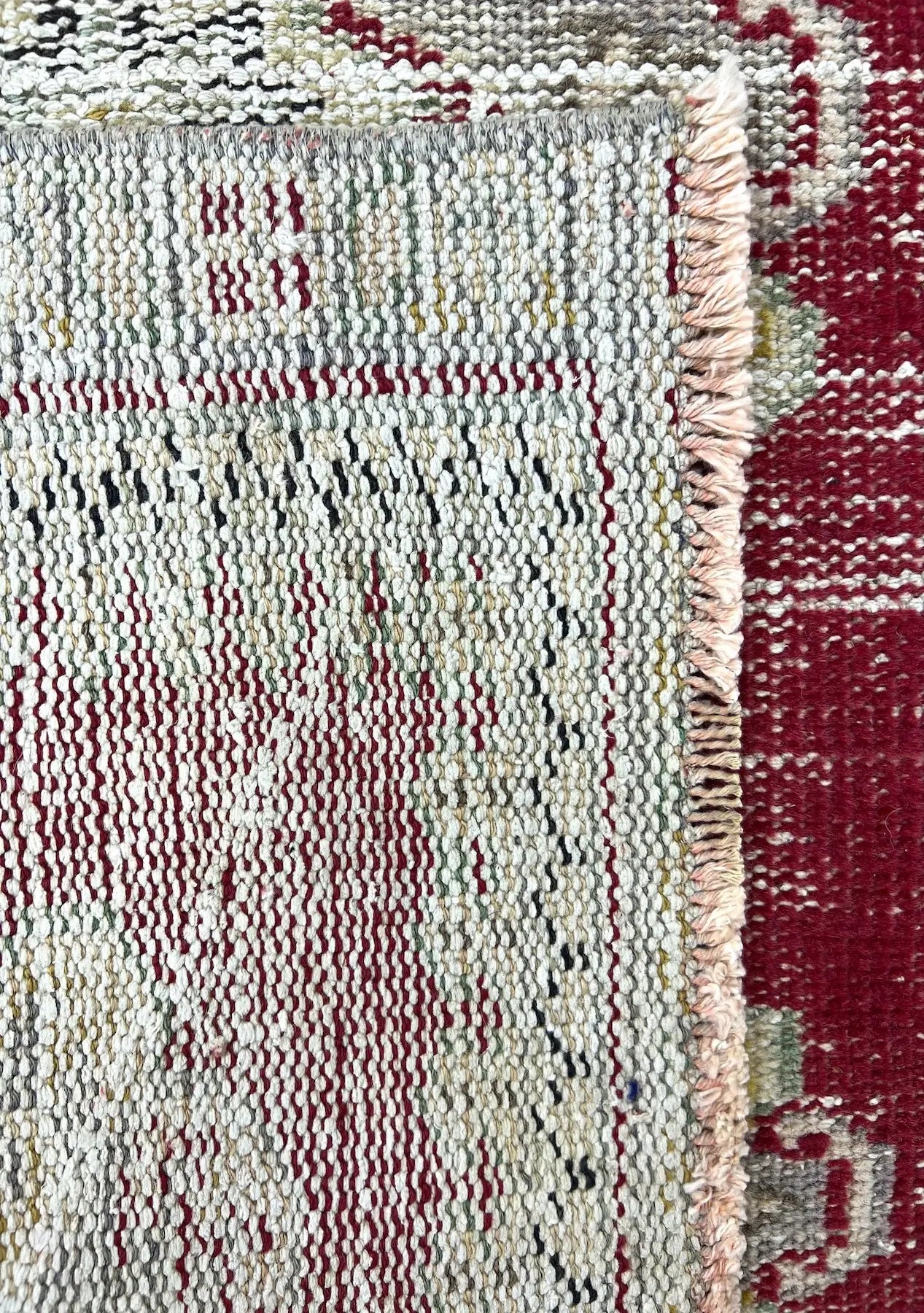 Jaimea - Red Herki Rug Runner - kudenrugs