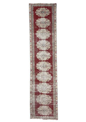 Jaimea - Red Herki Rug Runner - kudenrugs