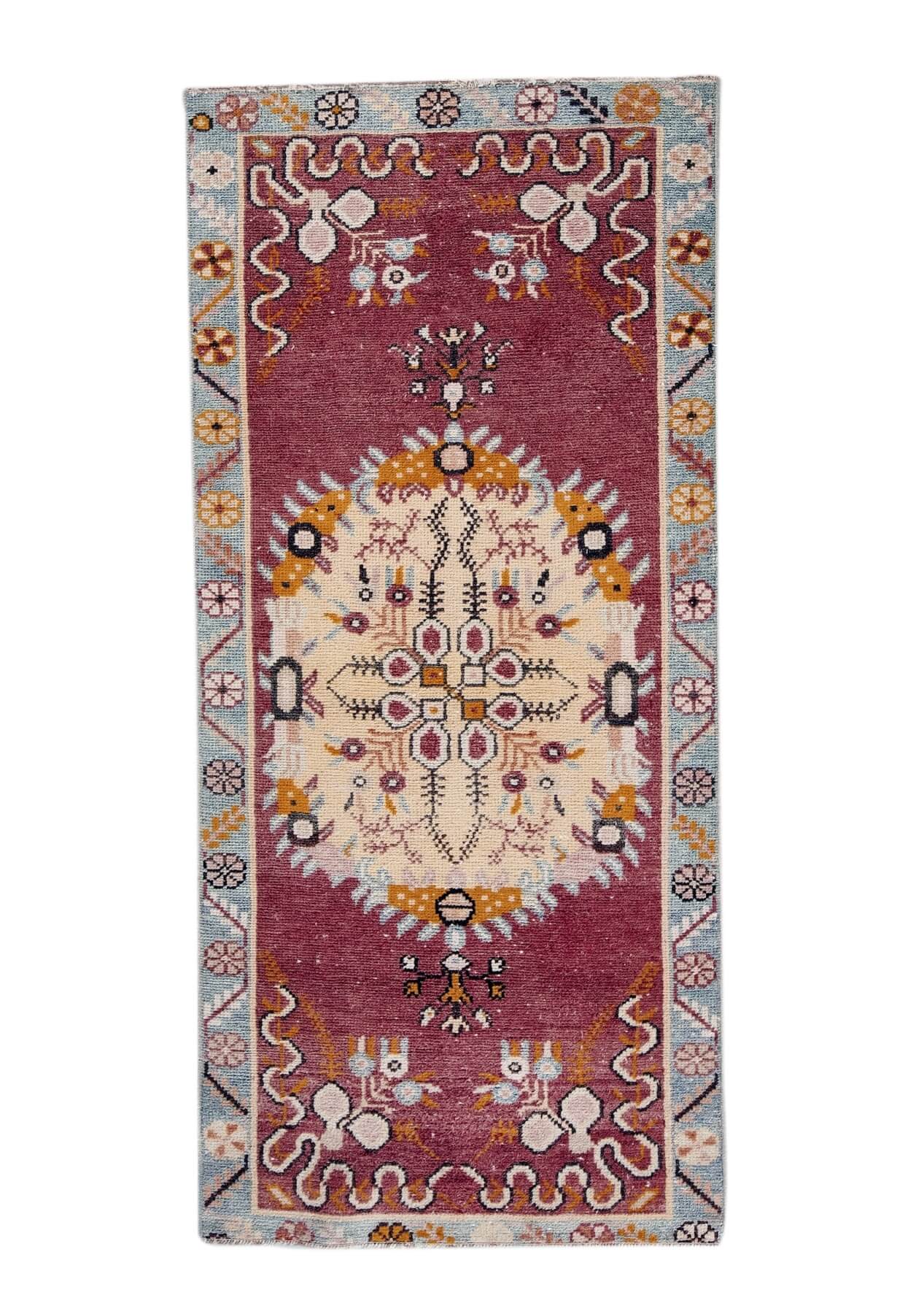 Jessie - Vintage Anatolian Rug Runner - kudenrugs