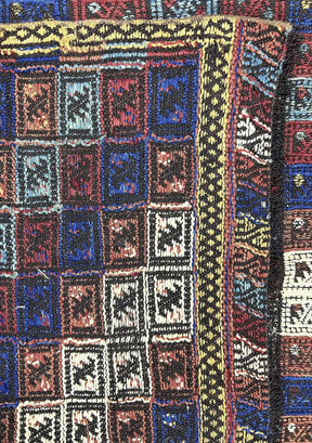 Jordyn - Multi Color Turkish Kilim Rug - kudenrugs