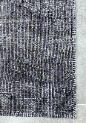 Kailee - Vintage Gray Patchwork Rug - kudenrugs