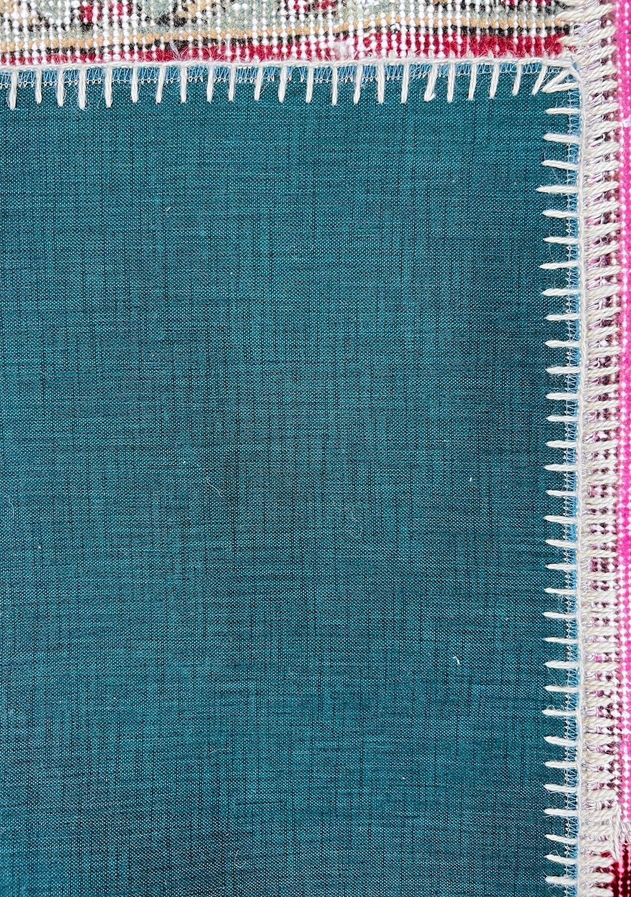Kennedi - Vintage Multi Color Patchwork Rug - kudenrugs