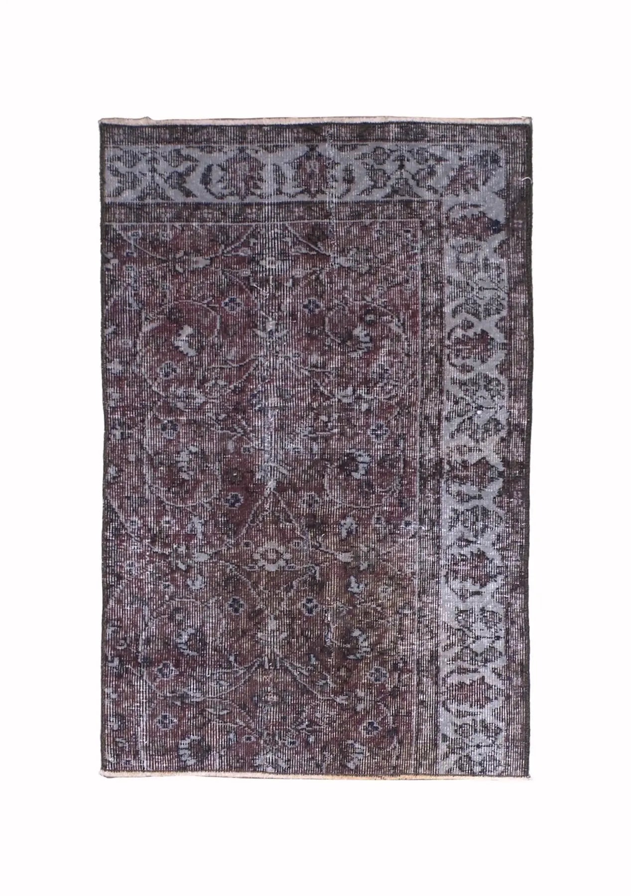 Kennedy - Vintage Red Overdyed Rug - kudenrugs