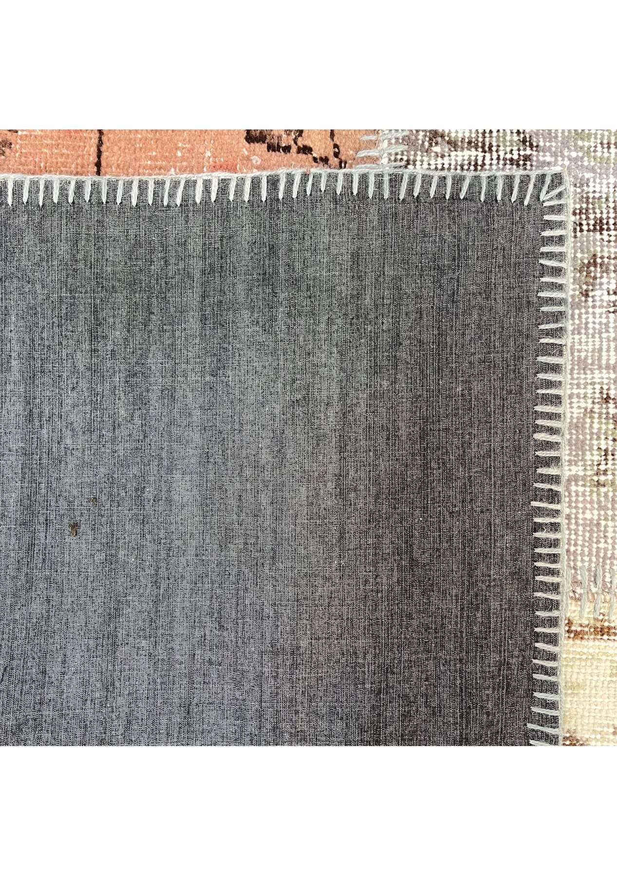 Lee - Vintage Multi Color Patchwork Rug - kudenrugs