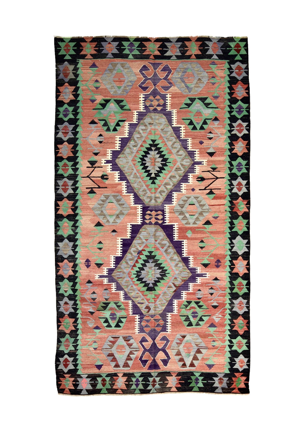 3'x4' Handmade Turkish Flat Woven Kilim Rug ChicagoCozy Rugs Chicago