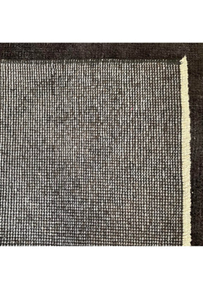 Luann - Vintage Black Overdyed Rug - kudenrugs
