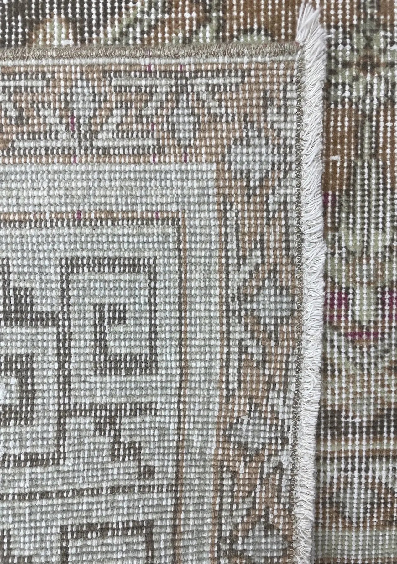 Lylah - Vintage Beige Antique Washed Rug - kudenrugs