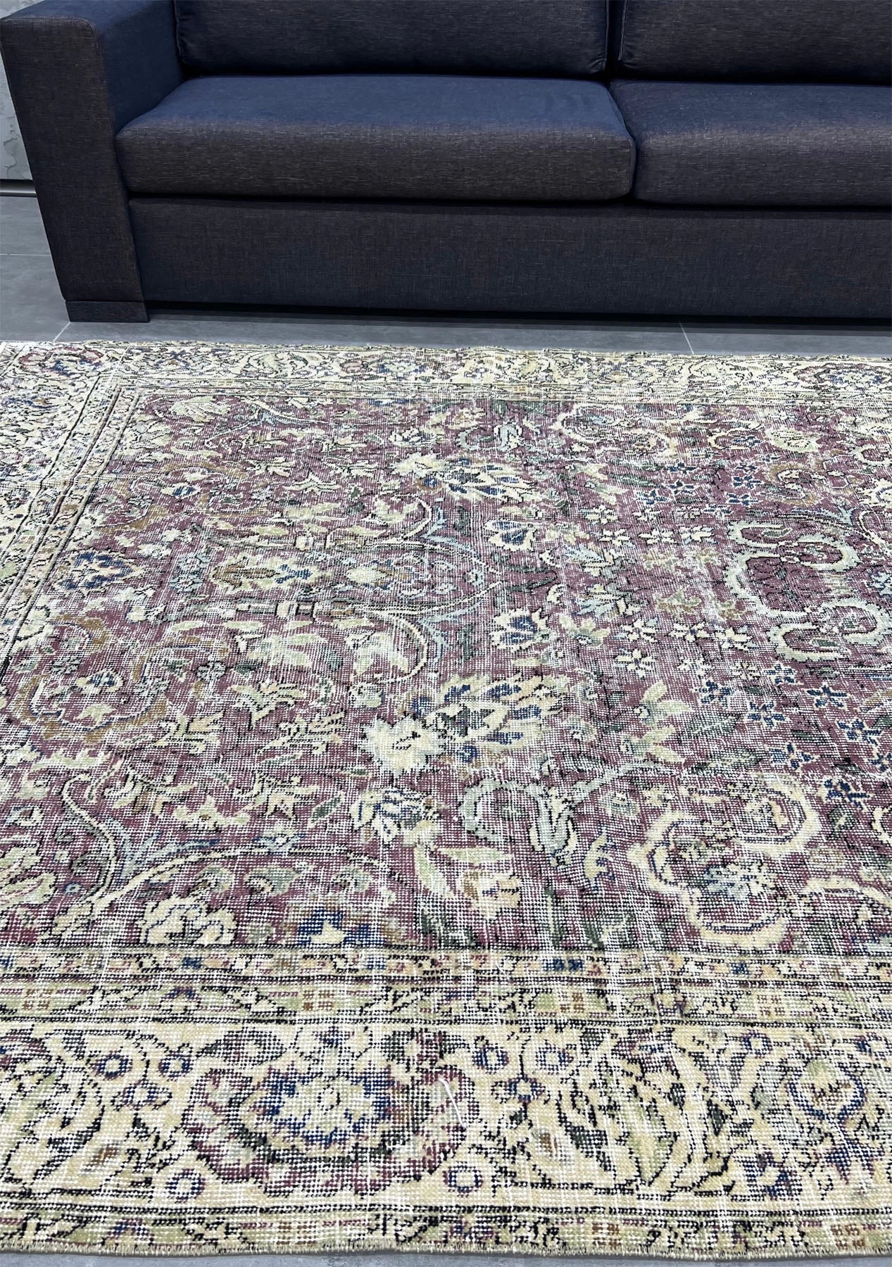 Millie - Vintage Red Antique Washed Rug - kudenrugs