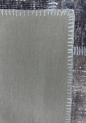 Naffy - Vintage Gray Patchwork Rug - kudenrugs