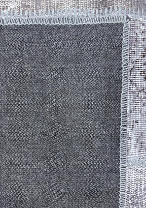Naima - Vintage Gray Patchwork Rug - kudenrugs