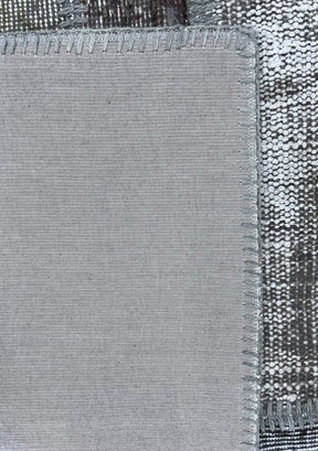 Nanette - Vintage Gray Patchwork Rug - kudenrugs