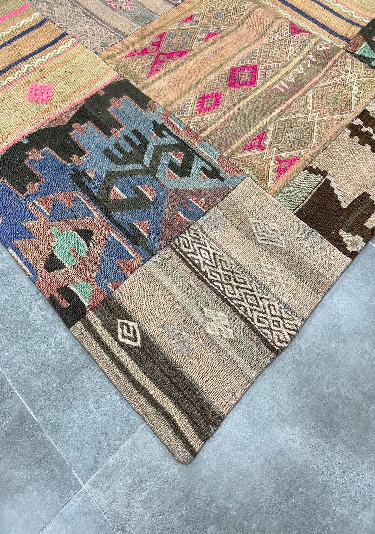 色々な Rug Patchwork Turkish Vintage 8' x 6' - Rugs Kuden | Natalia ラグ・カーペット