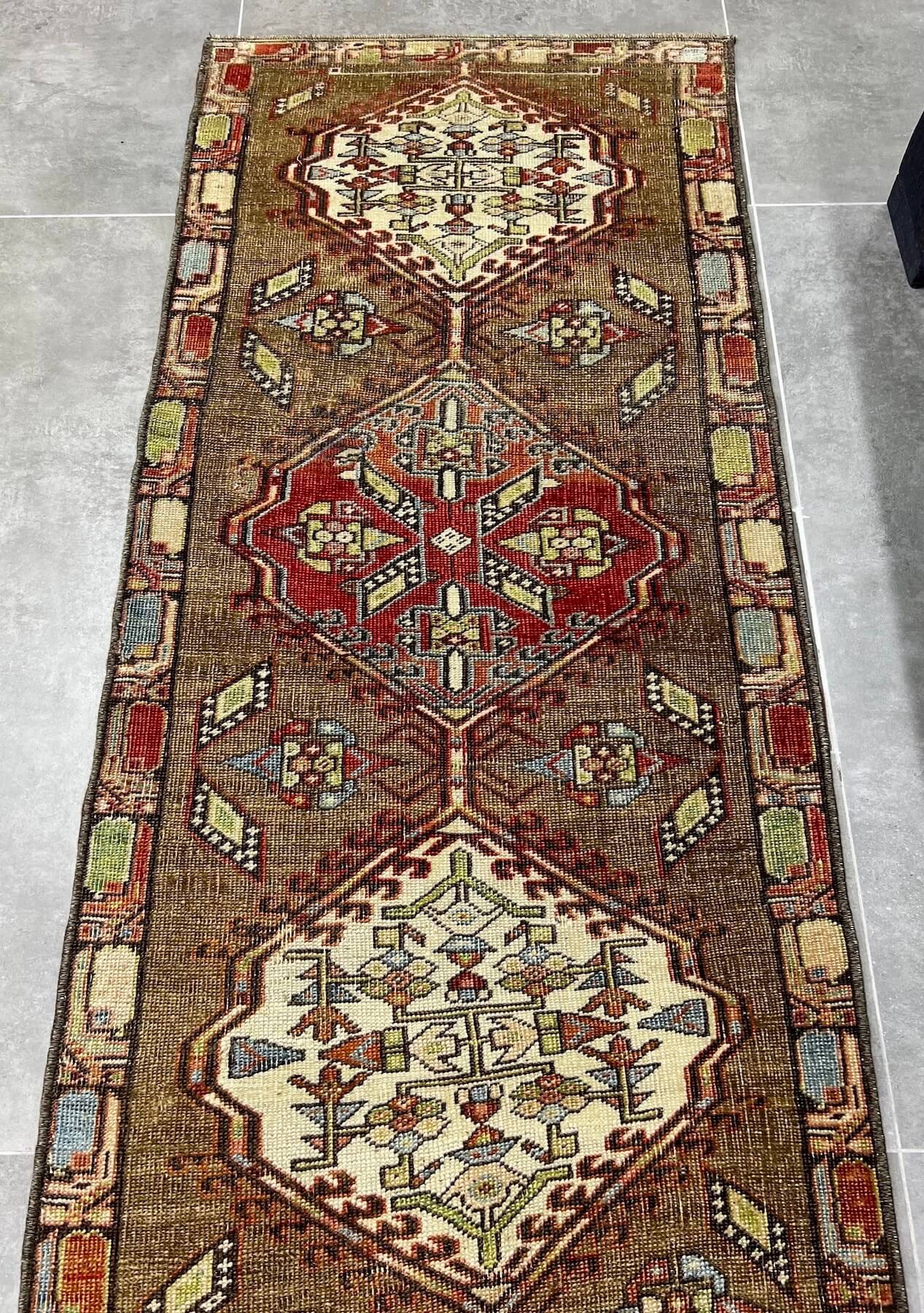 Reese - Vintage Persian Rug Runner - kudenrugs