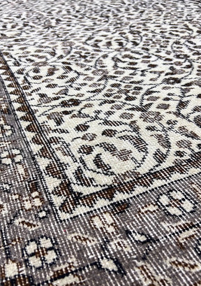 Reign - Vintage Beige Antique Washed Rug - kudenrugs