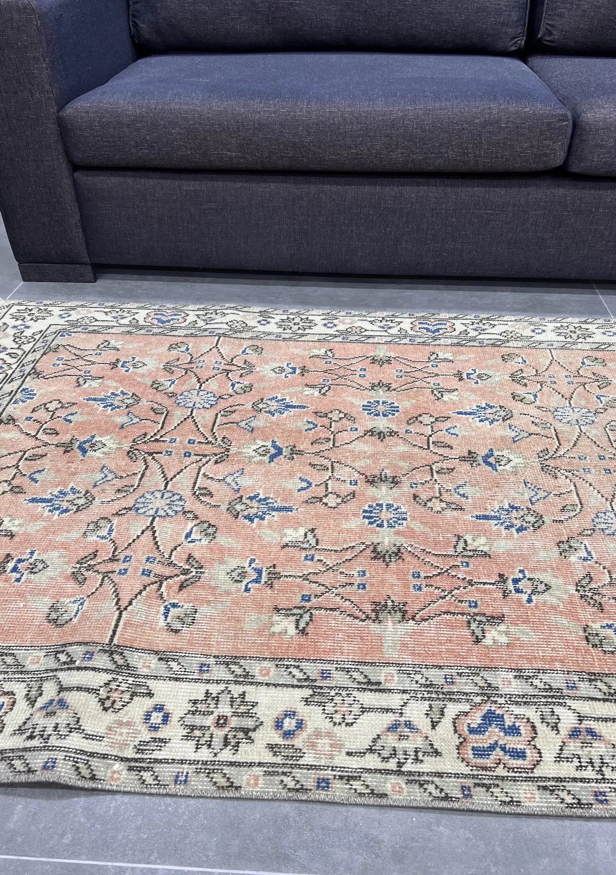 Royalty - Vintage Orange Antique Washed Rug - kudenrugs