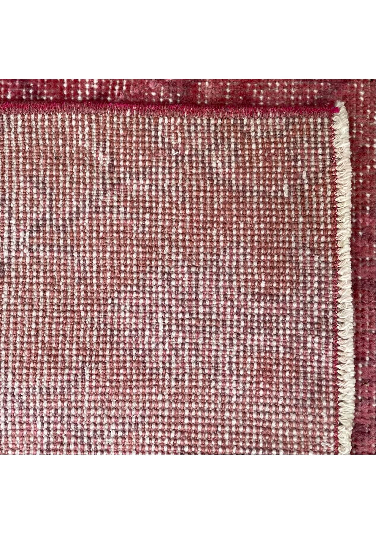 Ruby - Vintage Pink Overdyed Rug - kudenrugs