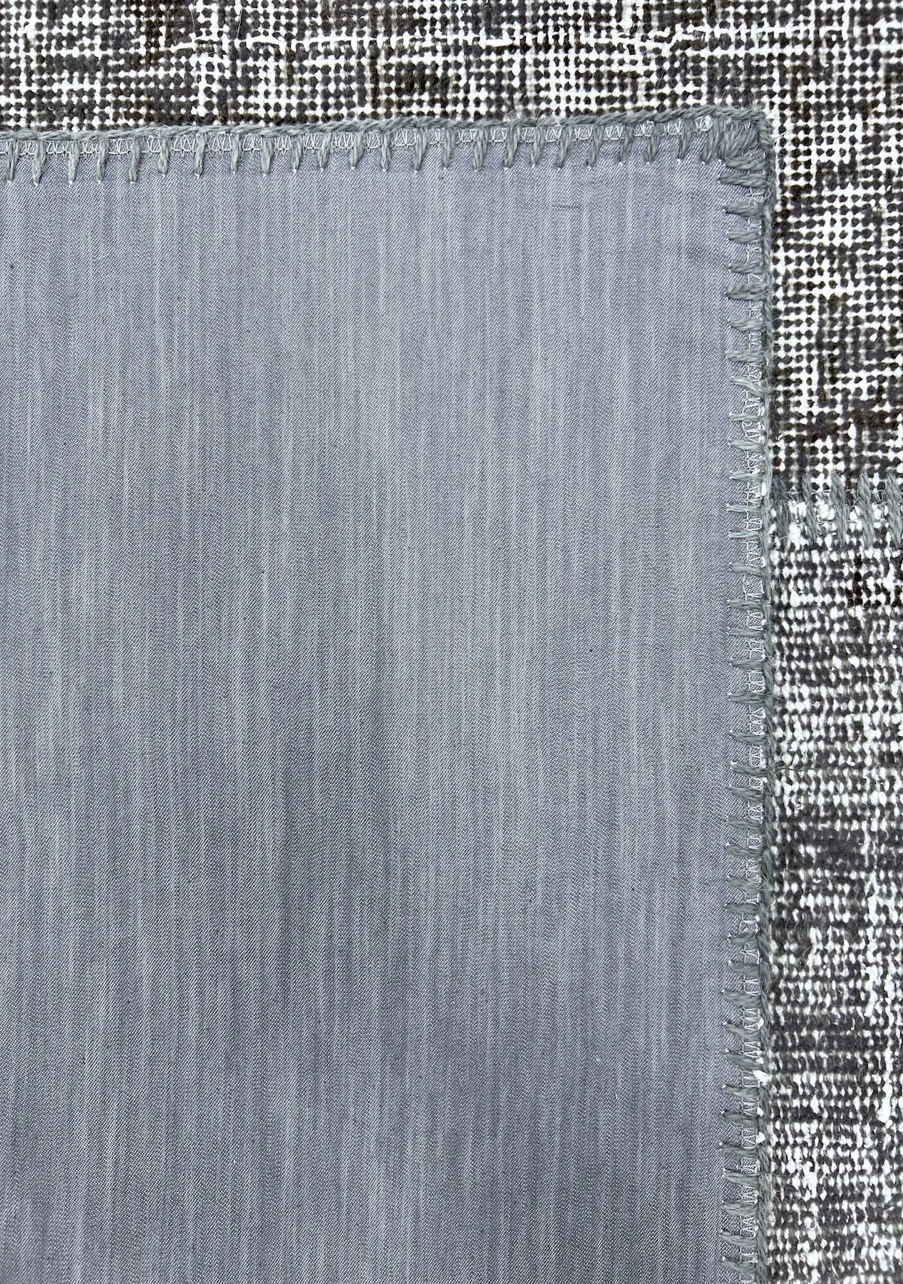 Sedonia - Vintage Gray Patchwork Rug - kudenrugs