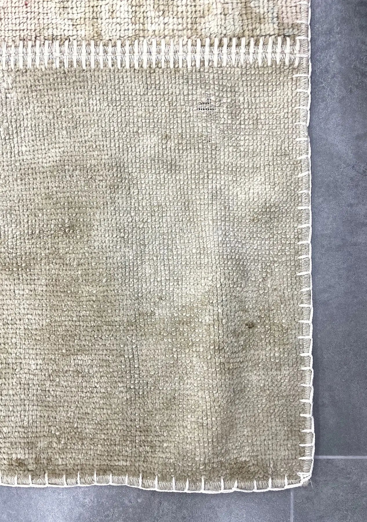 Tacy - Vintage Beige Patchwork Rug - kudenrugs