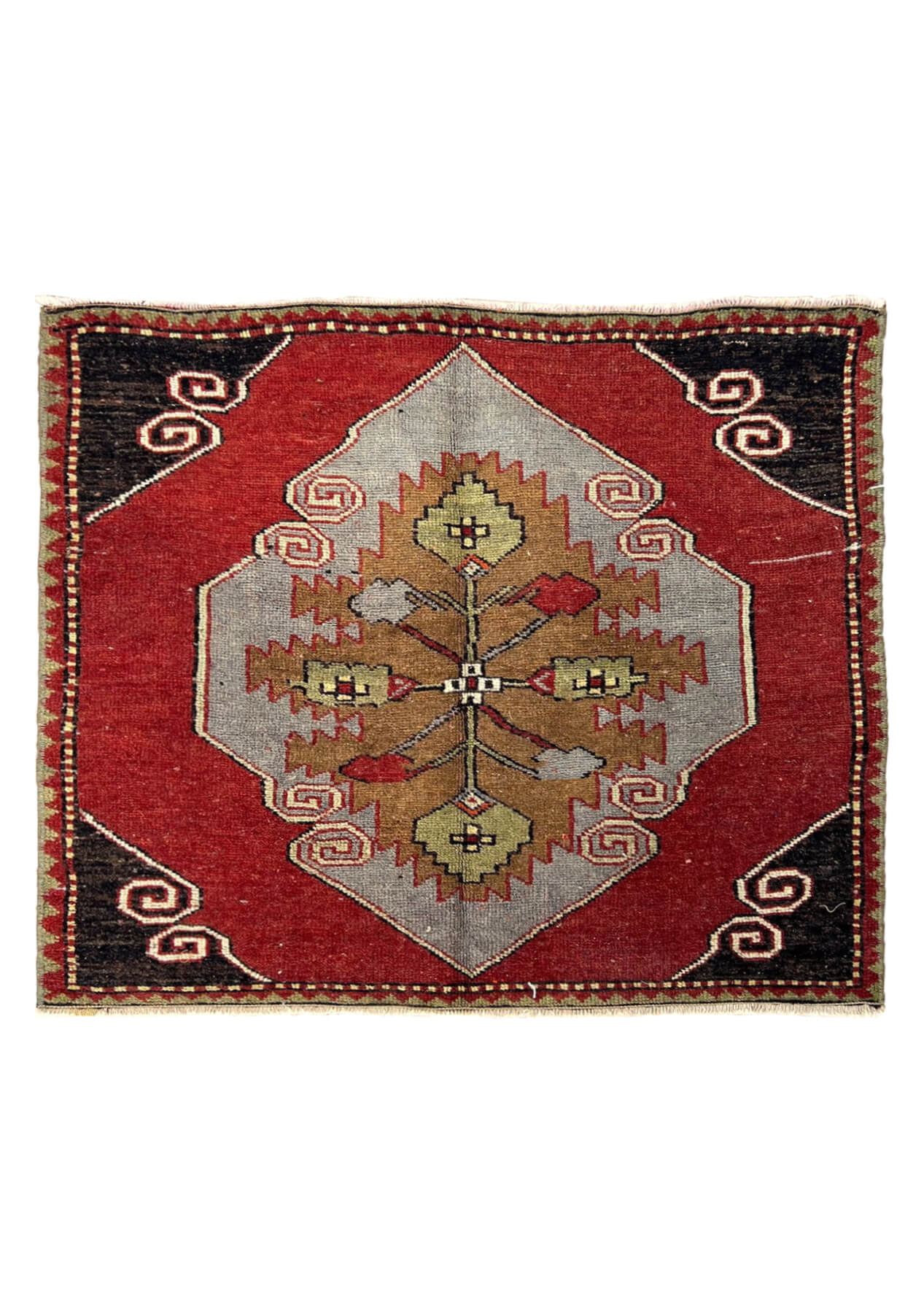 Zendaya - Vintage Mini Red Area Rug - kudenrugs